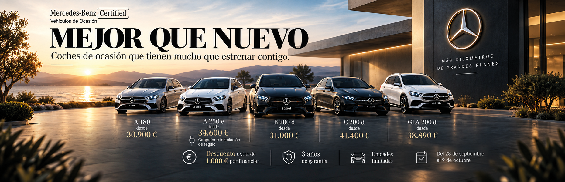 Coches Mercedes-Benz de ocasion Jaen en oferta